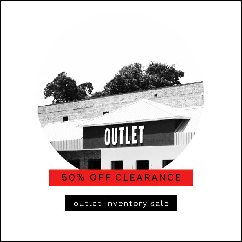 Inventory Clearance Sale at the Outlet